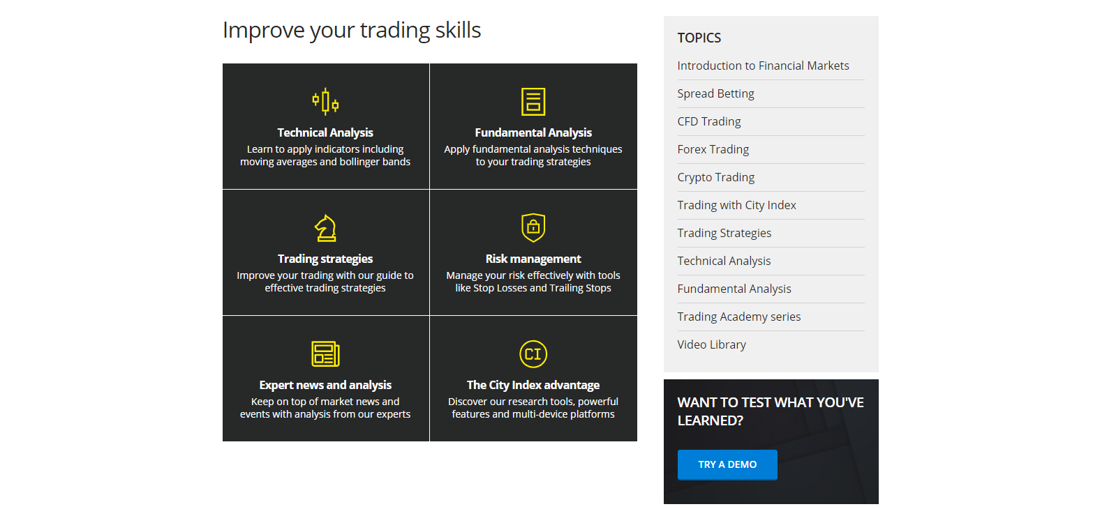 research suite  City Index Index research suite